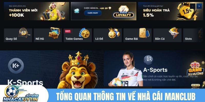 Tổng quan thông tin về nhà cái Manclub
